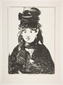 Berthe Morisot in Schwarz, 1872-74