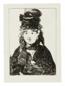 Berthe Morisot in Schwarz