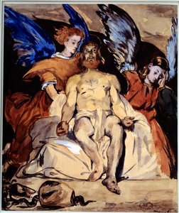 Christus mit Engeln von Édouard Manet