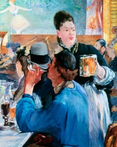 Ecke eines Café-Konzerts, 1878-1880 von Édouard Manet