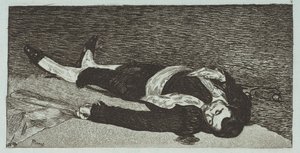 Toter Torero, 1867-68 von Édouard Manet