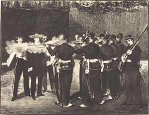 Tod von Maximilian in Queretaro L