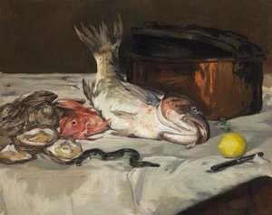 Fische (Stillleben) von Édouard Manet