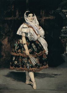Ganzkörperporträt von Lola de Valencia von Édouard Manet