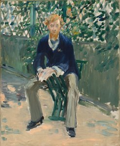 George Moore im Garten des Künstlers von Édouard Manet