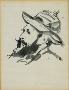 Kopf eines Mannes (Claude Monet) von Édouard Manet