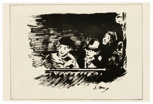 In der oberen Galerie von Édouard Manet