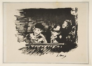 In der oberen Galerie Au Paradis, 1877 von Édouard Manet