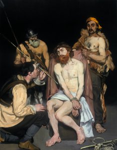 Jesus von den Soldaten verspottet von Édouard Manet