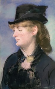 Das Modell der Kellnerin des Bars in den Folies-Bergère