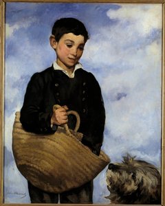 Das Kind mit dem Hund von Édouard Manet