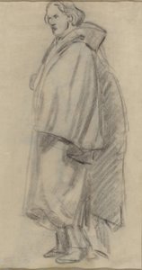 Mann mit Umhang (verso)