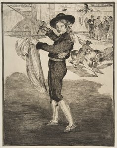 Mlle. Victorine im Kostüm eines Espada