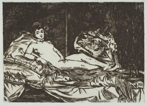 Olympia große Platte von Édouard Manet