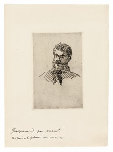Porträt von Félix Bracquemond von Édouard Manet