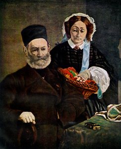 Porträt von Monsieur und Madame Auguste Manet, 1860 1938 von Édouard Manet