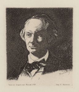 Porträt des Dichters Charles Baudelaire 1821-1867 von Édouard Manet