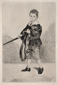 Der Junge mit einem Schwert
