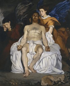 Der tote Christus mit Engeln von Édouard Manet