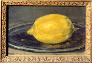 Die Zitrone. Gemälde von Edouard Manet