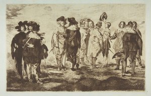 Die kleinen Kavaliere, nach Velázquez (1861-62) von Édouard Manet