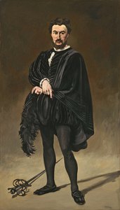 Der Tragödienschauspieler (Rouviere als Hamlet) von Édouard Manet