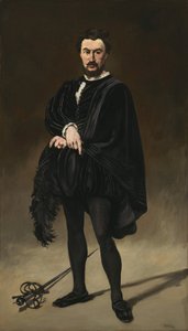 Der tragische Schauspieler Rouvière als Hamlet, 1866