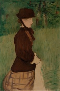 Junge Frau im Garten, 1879 von Édouard Manet