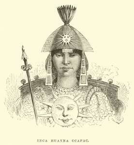 Inka Huayna Ccapac von Edouard Riou