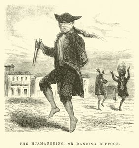 Der Huamanguino oder Tanzende Narr von Edouard Riou