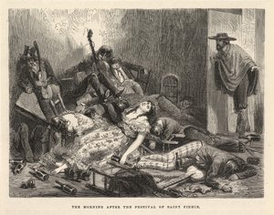 Der Morgen nach dem Saint Firmin Festival, New York 1875 von Edouard Riou