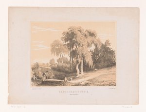 Landschaftsstudie von Edouard Taurel