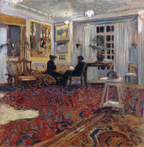 Gespräch bei den Fontaines: Herr und Frau Arthur Fontaine, 1904 von Edouard Vuillard