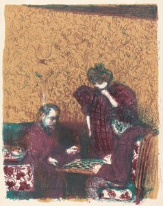 Damepartie, 1897-1898, veröffentlicht 1899 von Edouard Vuillard