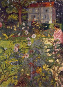 Garten in Vaucresson, 1920 von Edouard Vuillard