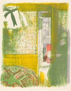 Innenraum mit Hängelampe, 1899 von Edouard Vuillard