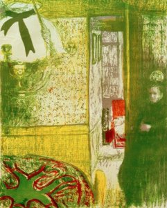 Innenraum mit Hängelampe von Edouard Vuillard