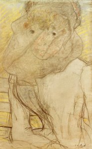 Junge Frau mit Veilchen von Edouard Vuillard