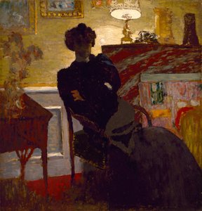 Madame Hessel zu Hause von Edouard Vuillard