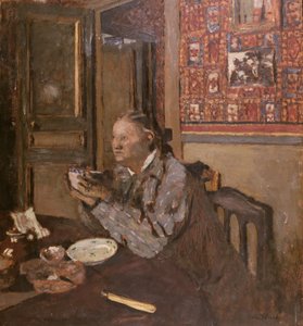Madame Vuillard mit einer Schüssel, 1898