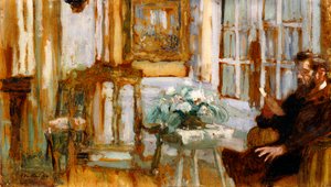 Monsieur Arthur Fontaine in seinem Wohnzimmer, 1904
