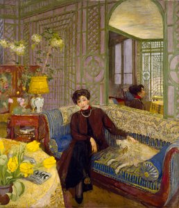 Porträt von Marcelle Aron, Ehefrau von Tristan Bernard (1866-1947) 1914 von Edouard Vuillard