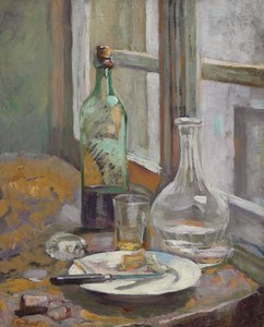 Stillleben mit Flasche und Krug, ca. 1889-1890 von Edouard Vuillard