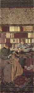 Die Privatsphäre. Dekoration für die Bibliothek von Dr. Vaquez von Edouard Vuillard