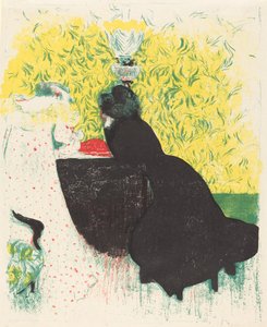 Zwei Schwägerinnen Les deux belles-soeurs, 1897-1898 veröffentlicht 1899 von Edouard Vuillard