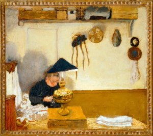 Madame Vuillard beim Nähen