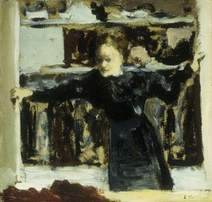 Frau öffnet ein Fenster, 1893 von Edouard Vuillard