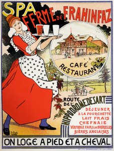 Cafe Frahinfaz Farm Werbung, ca. 1890 von Edouard and Crespin Adolphe (1859 1944) Duyck