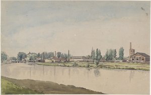 Die Borsig-Werke in Moabit von Eduard Gaertner