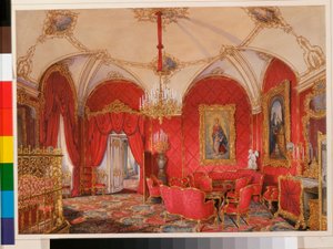 Interieurs des Winterpalastes: Das vierte reservierte Apartment - Das Eckzimmer